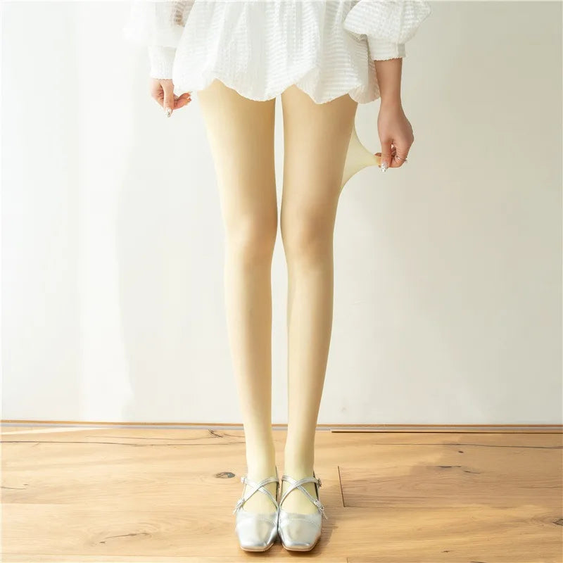 High Elastic Tights Women Fashion Candy Color Summer Spring Hosiery Female Daily Basic Fresh-Colored Pantyhose Slim Legged Socks
