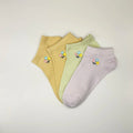4 Pairs Cotton Women's Boat Socks No Show Socks Set for Lady White Invisible Cotton Socks Pack Pink Black Breathable Summer