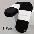 1/5/10/20 Pairs Summer Autumn Boat Socks For Men Women Non-slip Silicone Invisible Cotton Socks Male Ankle Sock Slippers