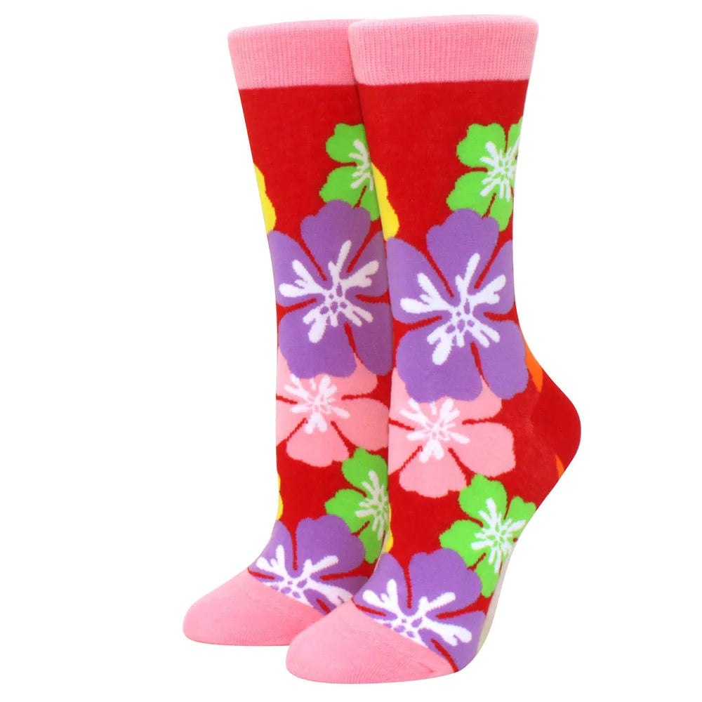 New Fashion Colorful Funny Happy Casual Women Socks Harajuku Cute Animal Cartoon Men's Socks