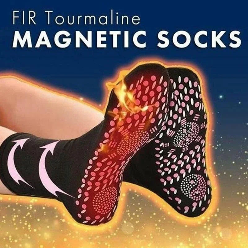 1/5pairs Tourmaline Heating Socks Winter Warm Thermal Health Care Socks Slimming Health Short Sock Magnetic Therapy Sock