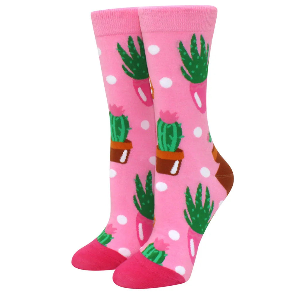 New Fashion Colorful Funny Happy Casual Women Socks Harajuku Cute Animal Cartoon Men's Socks