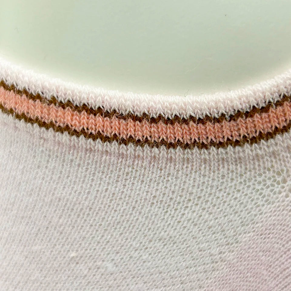 4 Pairs Cotton Women's Boat Socks No Show Socks Set for Lady White Invisible Cotton Socks Pack Pink Black Breathable Summer